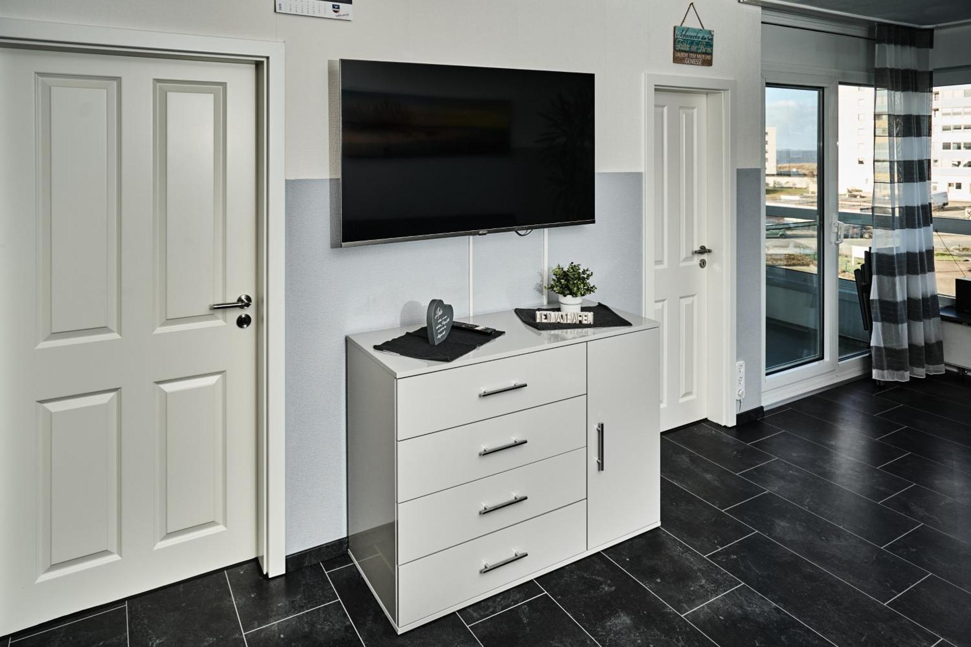 Frische Brise Ferienwohnung Mit Meerblick Cuxhaven Exterior photo